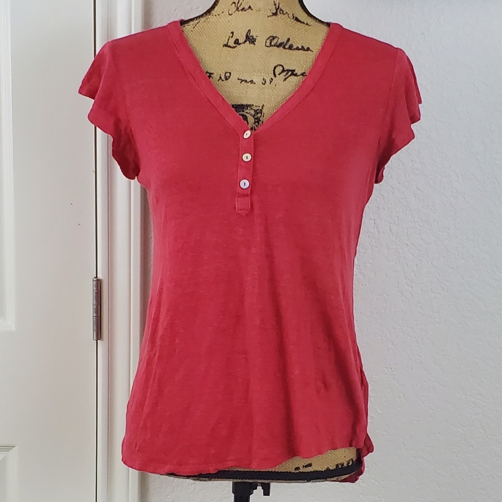 C&C California linen tee sz S